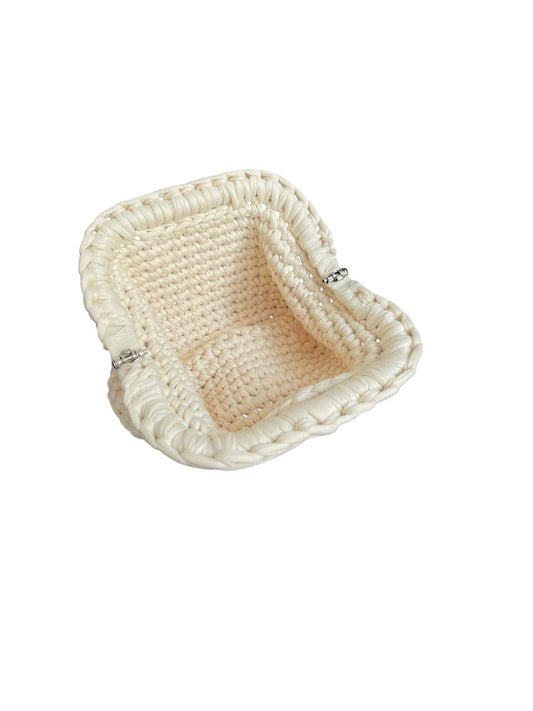 Cream Dream Mini - Borsa fatta a mano edizione Unica